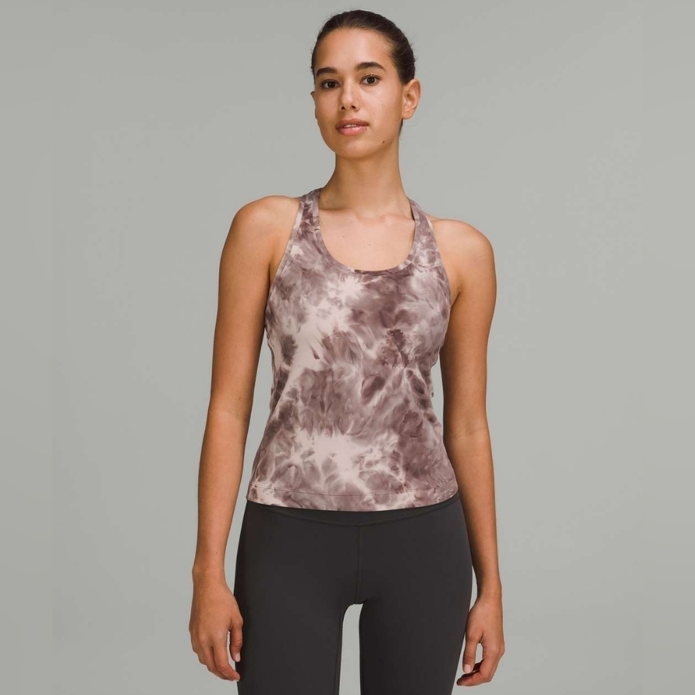 Lululemon Cool Racerback Short Tank Top *NuluDiamond Dye Mink Bery Lunar Rock